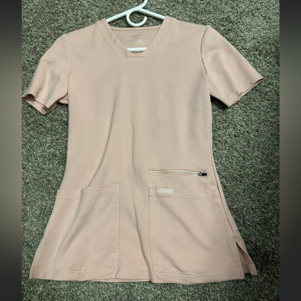 XS Light Pink Jaanuu Scrub Shirt